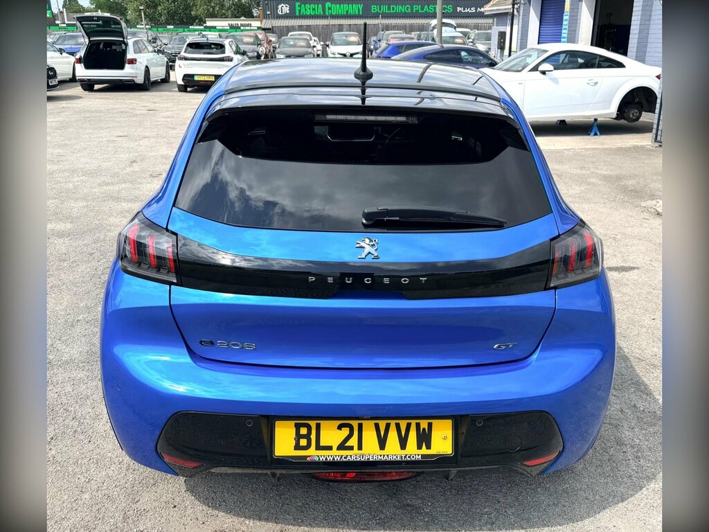 Peugeot e-208 50Kwh Gt Blue #6