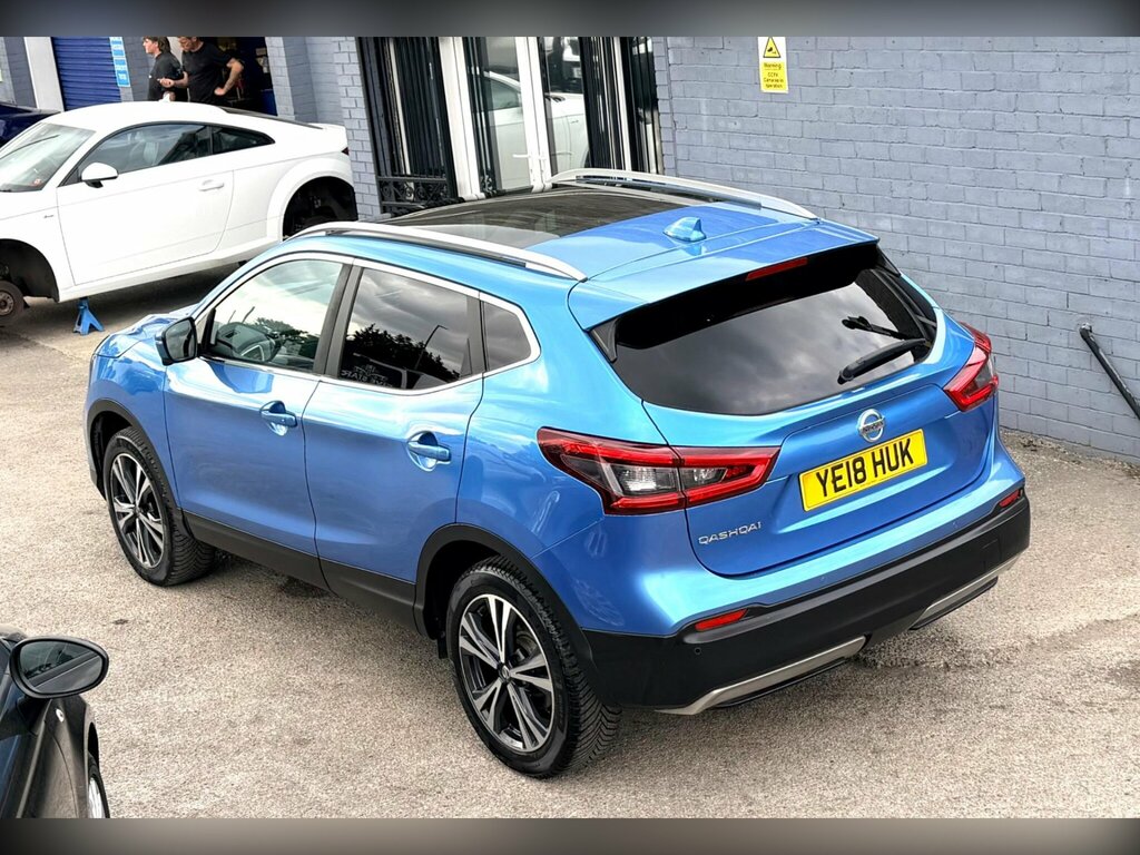 Nissan Qashqai 1.5 Dci N-connecta Euro 6 Ss YE18HUK Blue #4