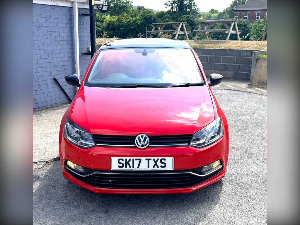 Volkswagen Polo 1.2 Tsi Bluemotion Tech Match Edition Euro 6 Ss Red #3
