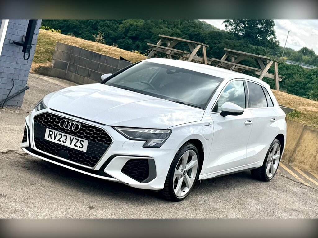 Audi A3 1.4 Tfsie 40 S Line Sportback S Tronic Euro 6 Ss White #4