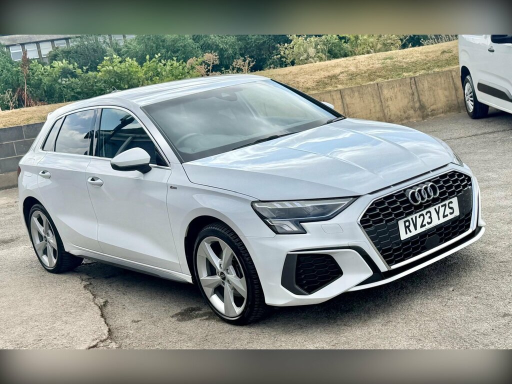Audi A3 1.4 Tfsie 40 S Line Sportback S Tronic Euro 6 Ss White #2