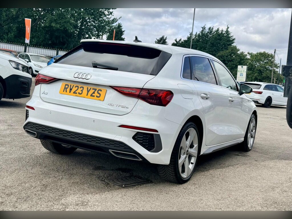 Audi A3 1.4 Tfsie 40 S Line Sportback S Tronic Euro 6 Ss White #6