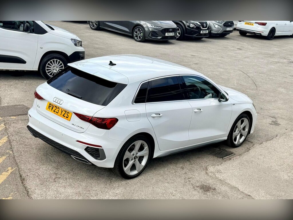 Audi A3 1.4 Tfsie 40 S Line Sportback S Tronic Euro 6 Ss White #5