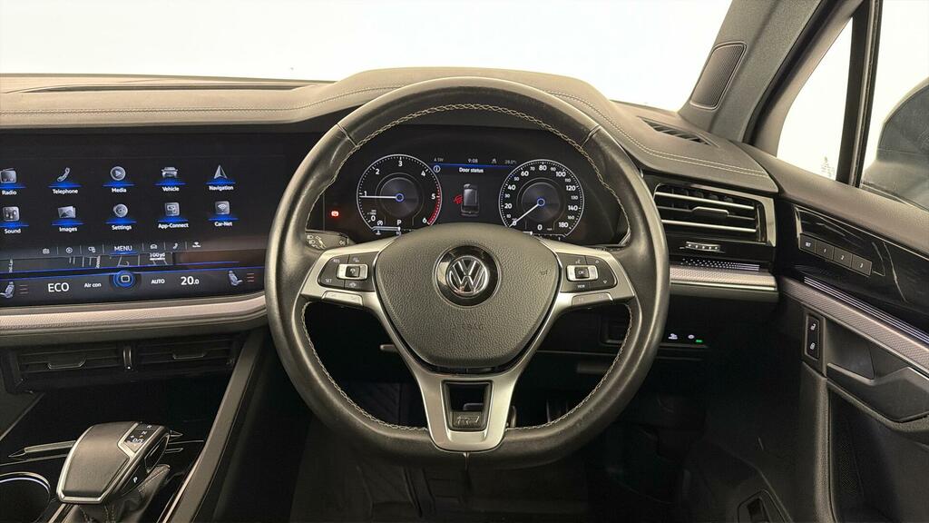 Volkswagen Touareg Tdi V6 R-line White #10