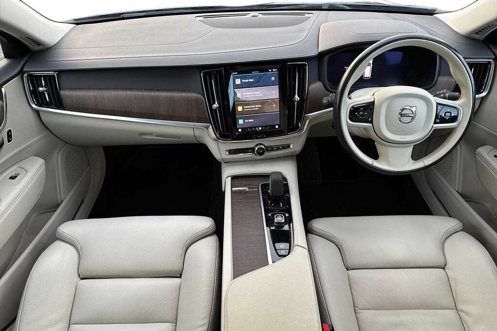 Volvo V90 Cross Country Country B5 Awd Mild Hybrid Blond Leather Volvo Ret Blue #6