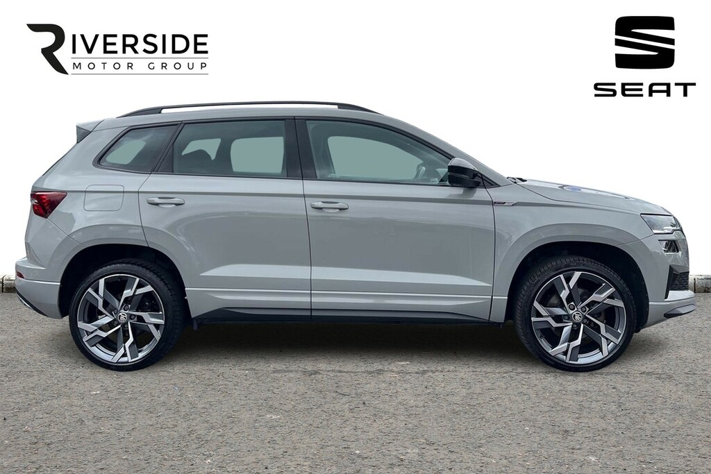 Skoda Karoq 1.5 Tsi Act Sportline Dsg Euro 6 Ss YY24UMO Grey #4
