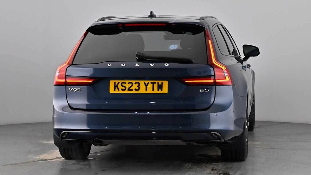Volvo V90 Ultimate Dark B5 Mild Hybrid Blond Leather Low Mil Blue #6