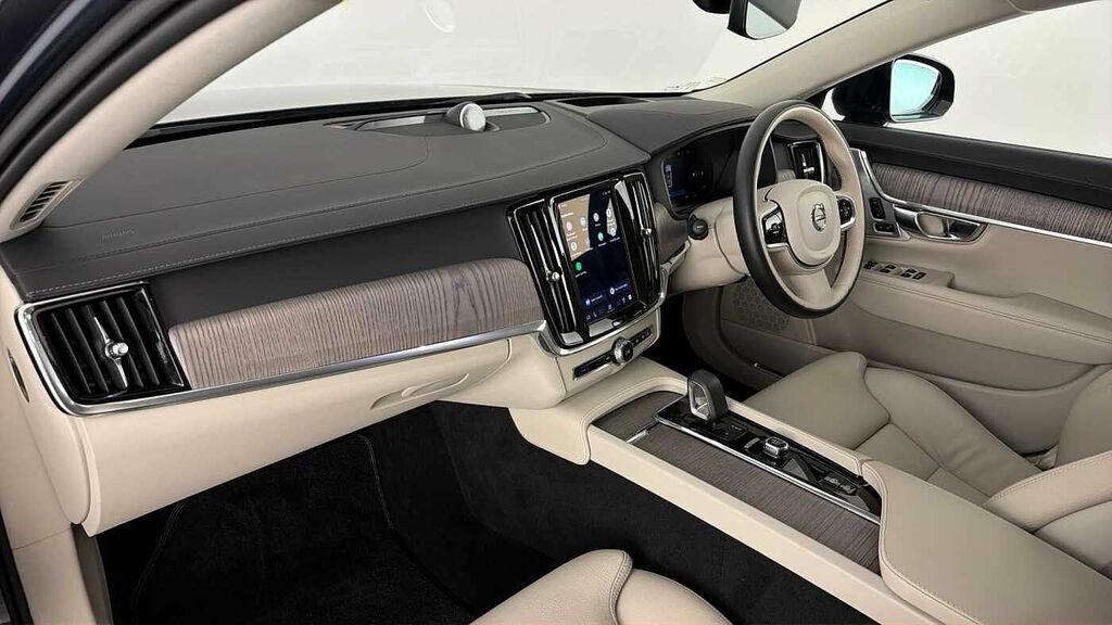 Volvo V90 Ultimate Dark B5 Mild Hybrid Blond Leather Low Mil Blue #3