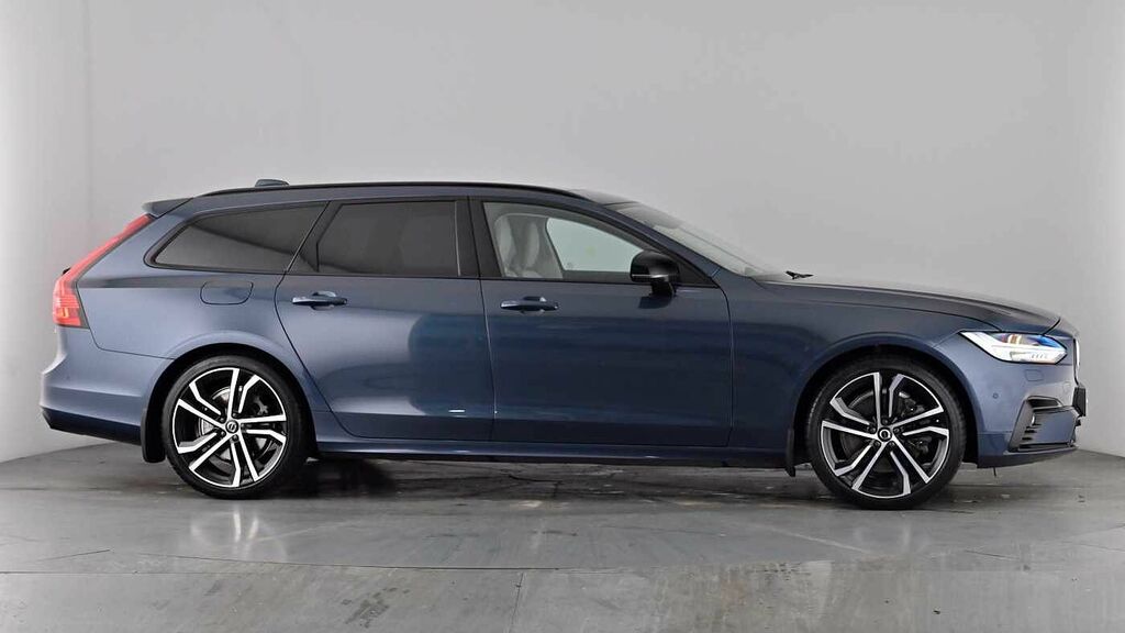 Volvo V90 Ultimate Dark B5 Mild Hybrid Blond Leather Low Mil Blue #4