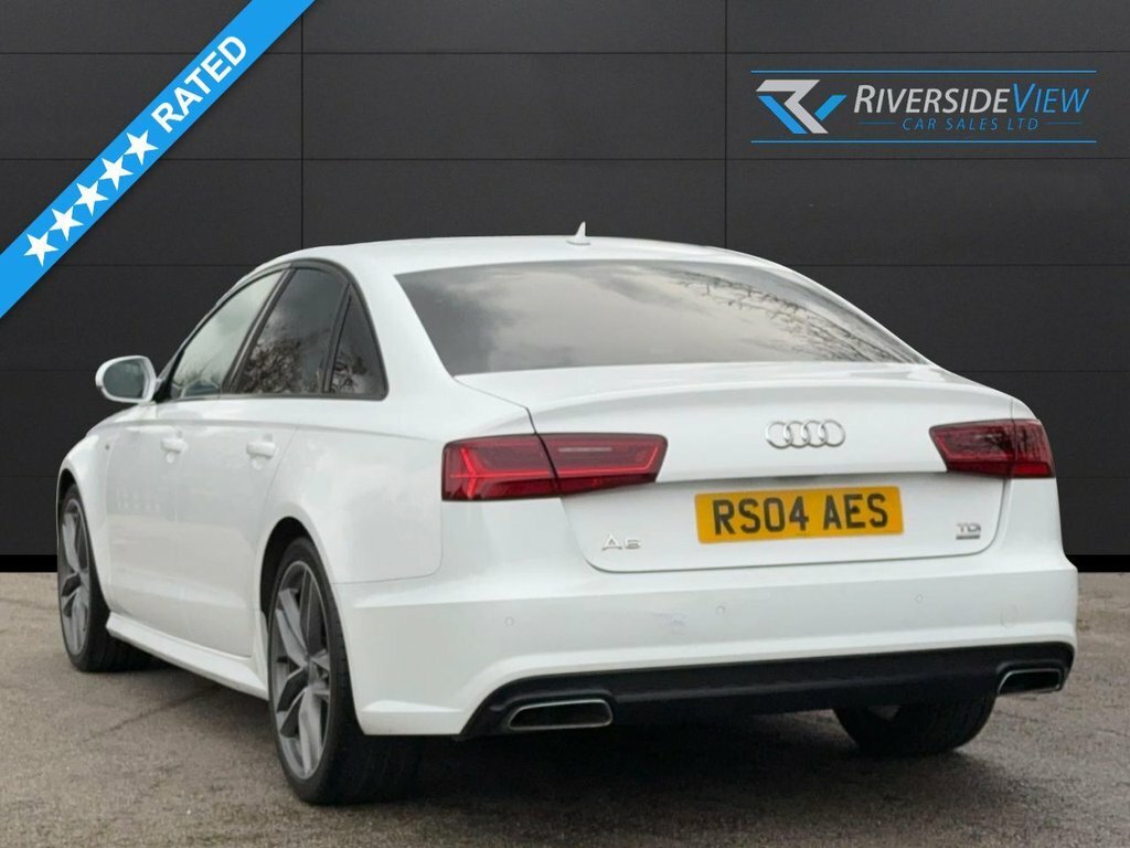Audi A6 Saloon 2L Black Edition RS04AES White #4