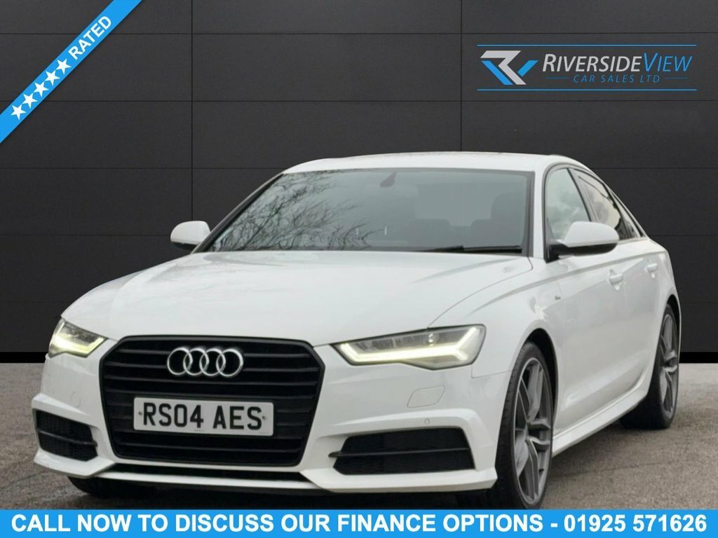 Audi A6 Saloon 2L Black Edition RS04AES White #2