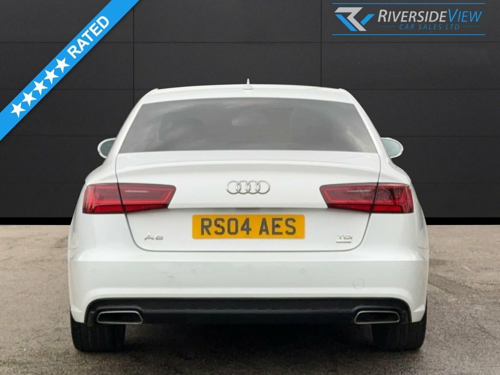 Audi A6 Saloon 2L Black Edition RS04AES White #5
