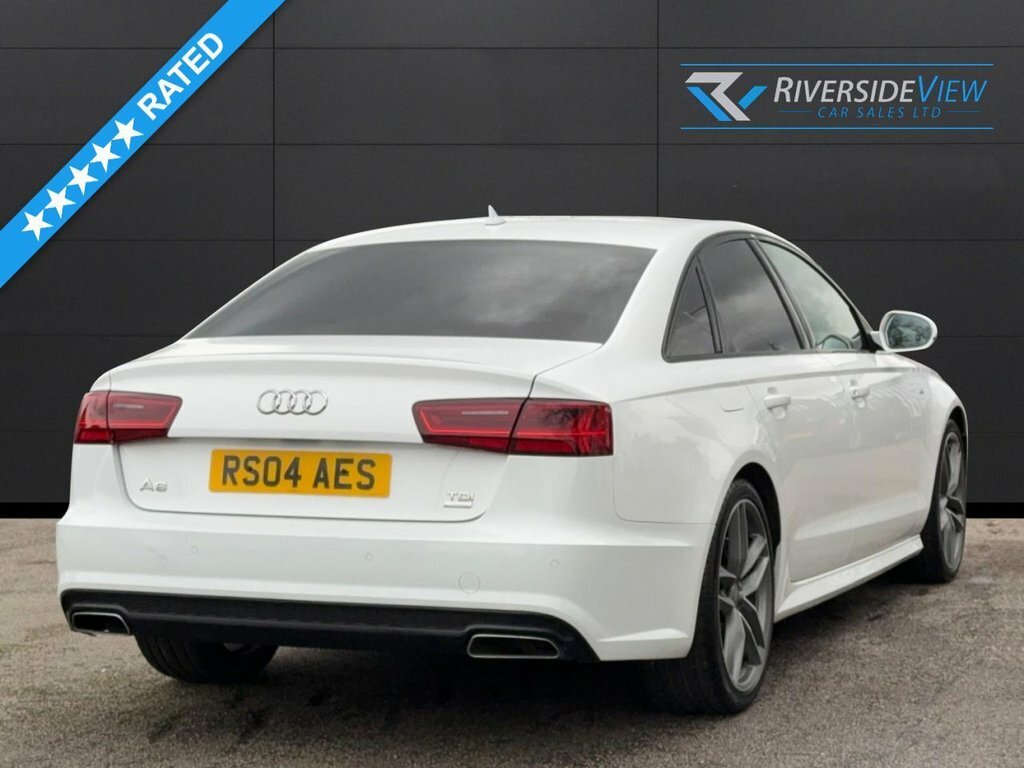 Audi A6 Saloon 2L Black Edition RS04AES White #6