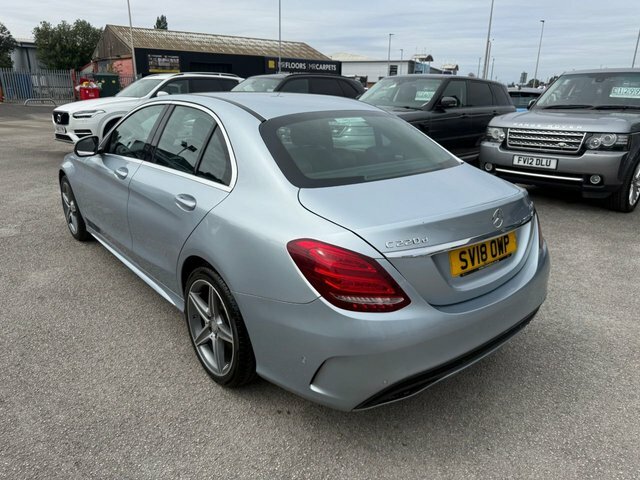Mercedes-Benz C Class C220d Amg Line Saloon SV18OWP Silver #5