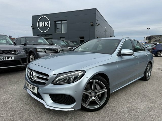 Mercedes-Benz C Class C220d Amg Line Saloon SV18OWP Silver #2
