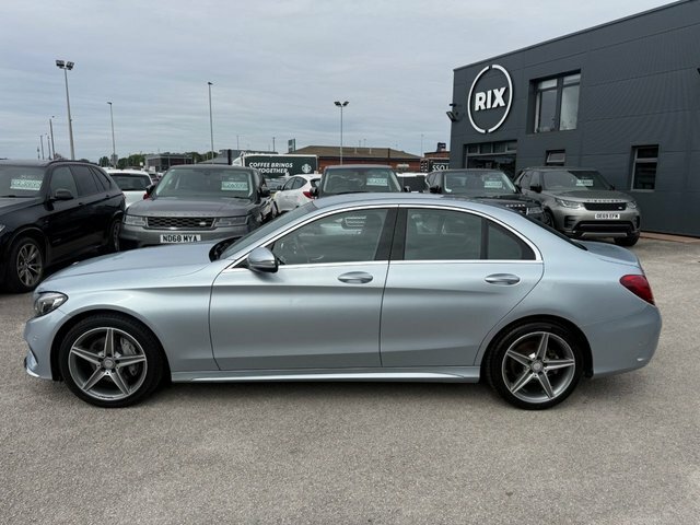 Mercedes-Benz C Class C220d Amg Line Saloon SV18OWP Silver #3