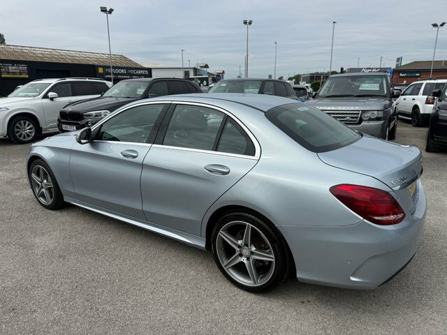 Mercedes-Benz C Class C220d Amg Line Saloon SV18OWP Silver #4