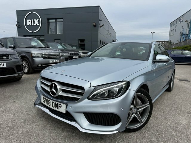 Mercedes-Benz C Class C220d Amg Line Saloon Silver