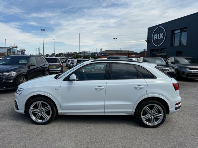 Audi Q3 Tdi S Line Plus White #3