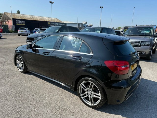 Mercedes-Benz A Class A160 Amg Line Hatchback VO17XRH Black #4