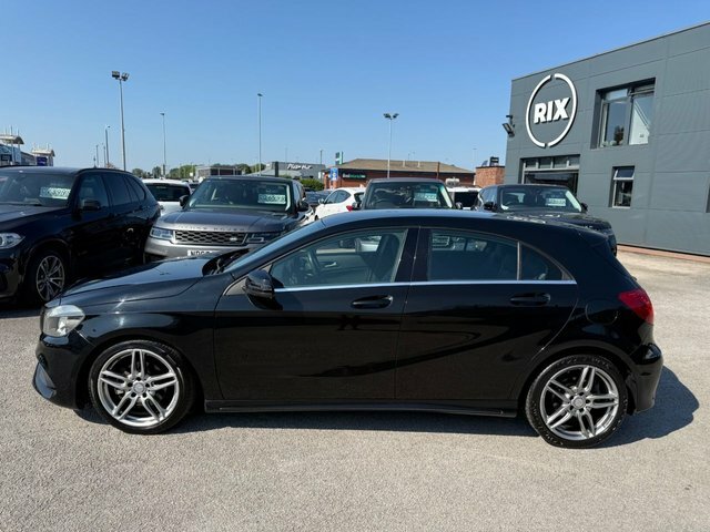 Mercedes-Benz A Class A160 Amg Line Hatchback VO17XRH Black #3