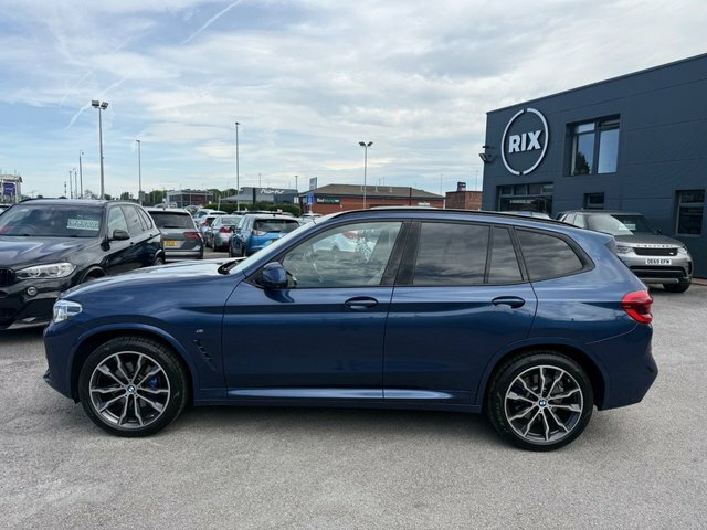 BMW X3 30D M Sport Suv WG67AZP Blue #3