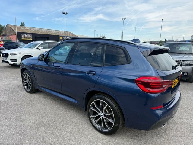 BMW X3 30D M Sport Suv WG67AZP Blue #4