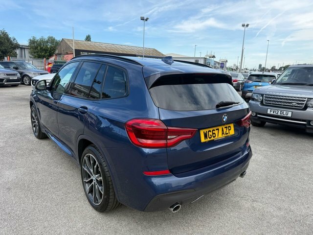 BMW X3 30D M Sport Suv WG67AZP Blue #5
