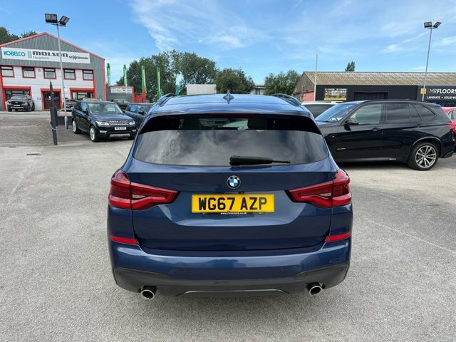 BMW X3 30D M Sport Suv WG67AZP Blue #6