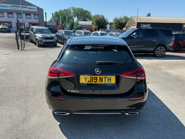 Mercedes-Benz A Class A180d Sport Executive Hatchback YJ19NTH Black #6