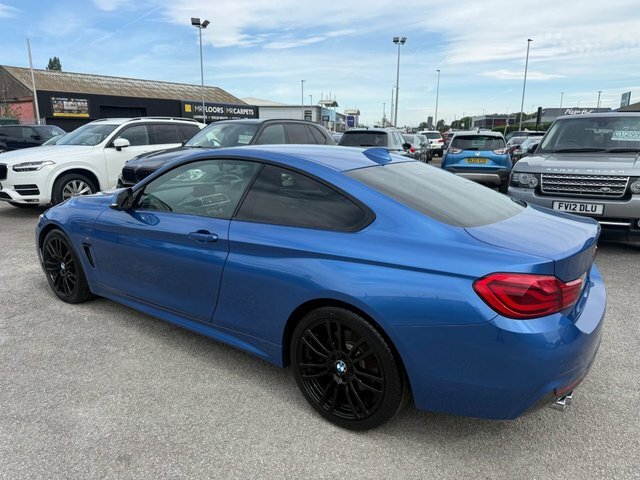 BMW 4 Series Gran Coupe 430D M Sport Coupe Blue #4