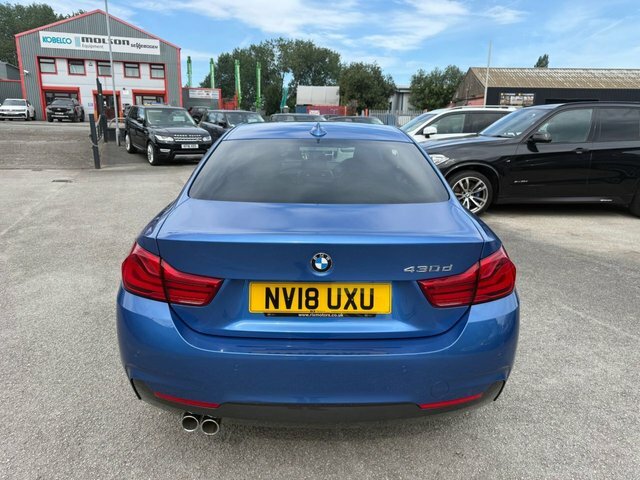 BMW 4 Series Gran Coupe 430D M Sport Coupe Blue #6