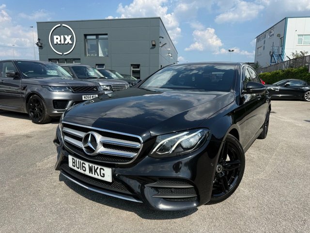 Mercedes-Benz E Class E220d Amg Line Saloon BU16WKG Black