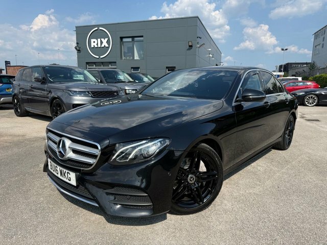 Mercedes-Benz E Class E220d Amg Line Saloon BU16WKG Black #2