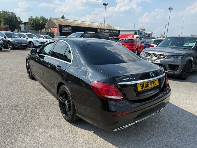 Mercedes-Benz E Class E220d Amg Line Saloon BU16WKG Black #4