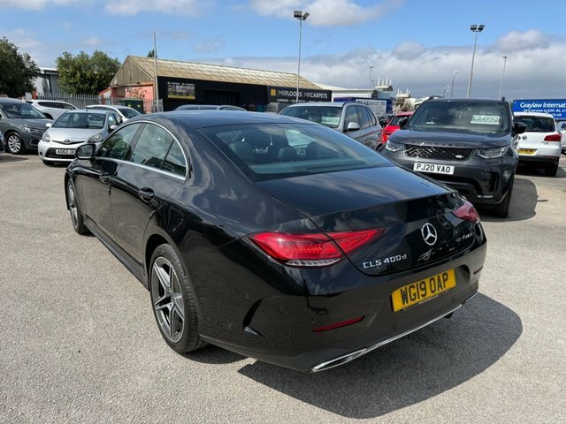 Mercedes-Benz CLS Cls400d Amg Line Coupe WG19OAP Black #5