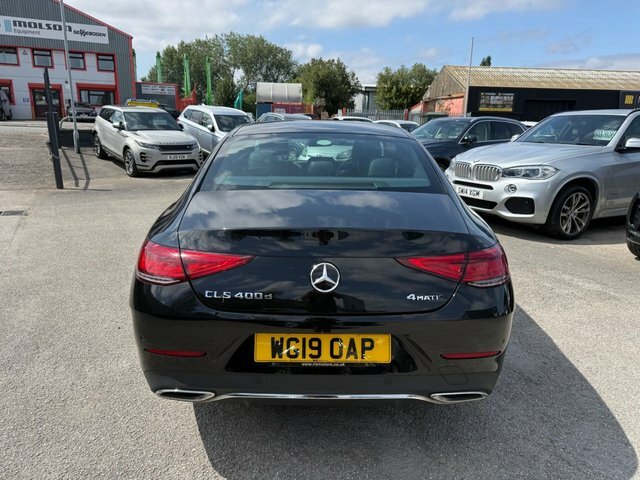 Mercedes-Benz CLS Cls400d Amg Line Coupe WG19OAP Black #6