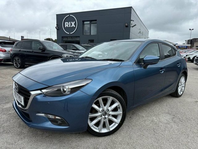 Mazda 3 Skyactiv-g Sport Nav Hatchback YF17TYU Blue #2