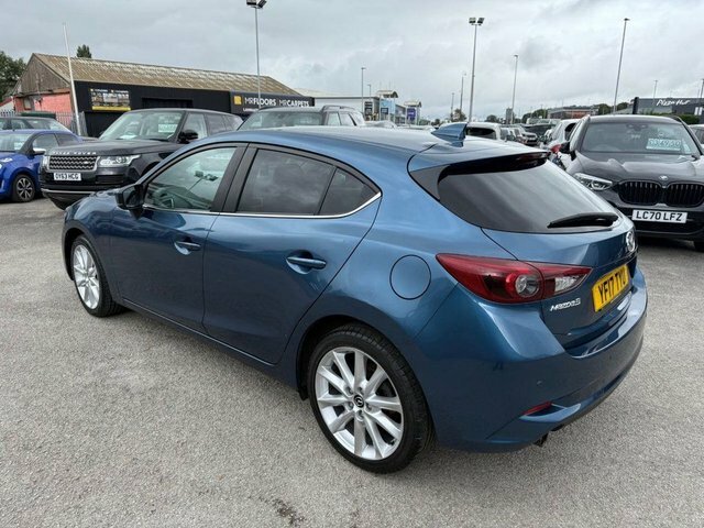 Mazda 3 Skyactiv-g Sport Nav Hatchback YF17TYU Blue #4