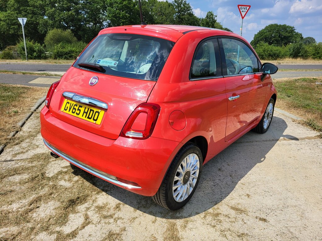 Fiat 500 1.2 Lounge Hatchback Euro 6 Ss GV65HDO Pink #5