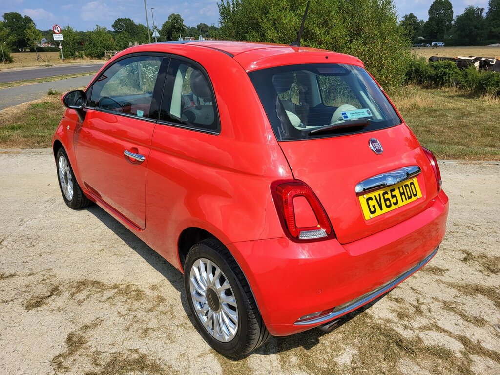 Fiat 500 1.2 Lounge Hatchback Euro 6 Ss GV65HDO Pink #2