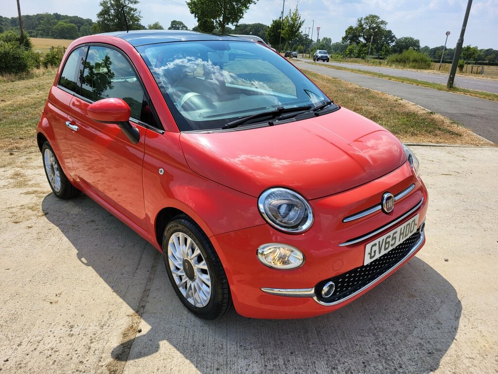 Fiat 500 1.2 Lounge Hatchback Euro 6 Ss GV65HDO Pink #4