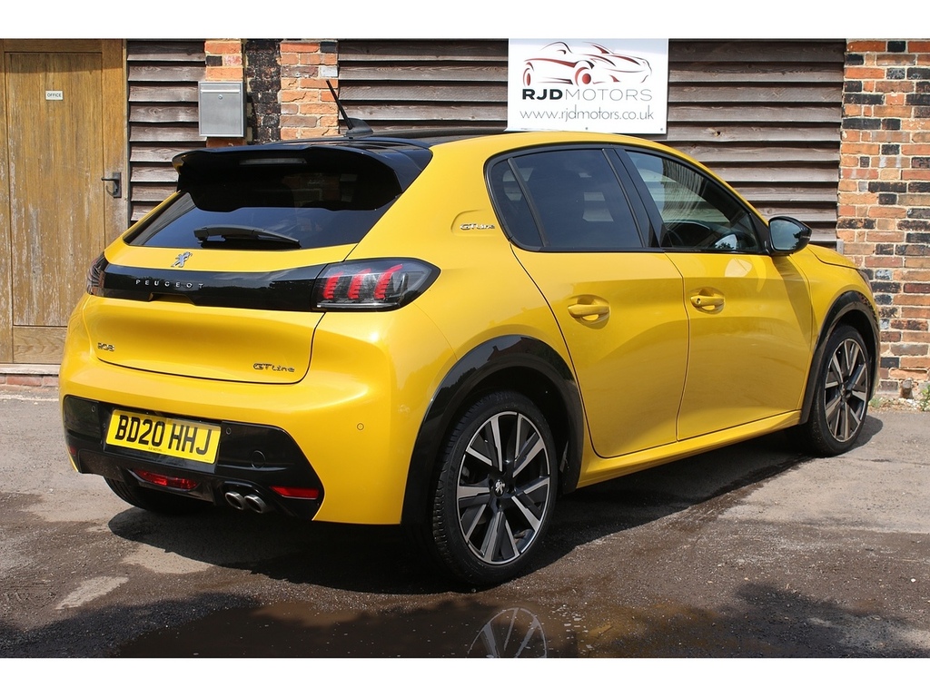 Peugeot 208 Puretech Gt Line U359 Ulez BD20HHJ Yellow #2