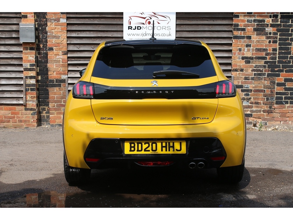 Peugeot 208 Puretech Gt Line U359 Ulez BD20HHJ Yellow #3