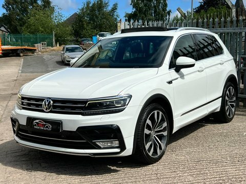 Volkswagen Tiguan R Line Tdi YK16KHH White #2