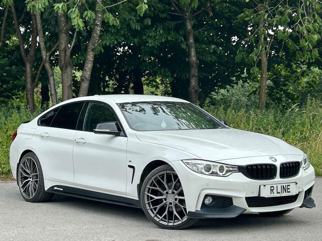 BMW 4 Series Gran Coupe 2.0 420D M Sport Xdrive Euro 6 Ss YB14LHR White #5