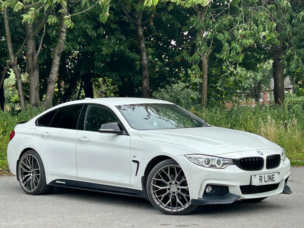 BMW 4 Series Gran Coupe 2.0 420D M Sport Xdrive Euro 6 Ss YB14LHR White #4
