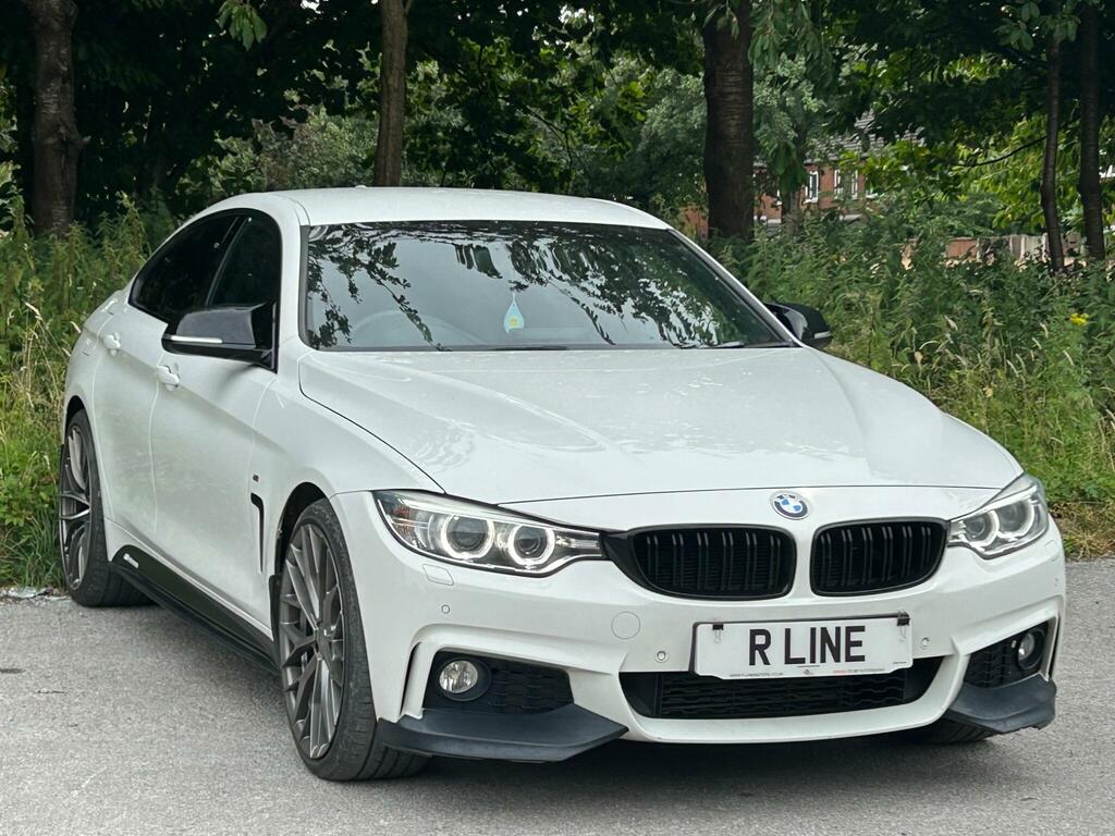 BMW 4 Series Gran Coupe 2.0 420D M Sport Xdrive Euro 6 Ss YB14LHR White #3