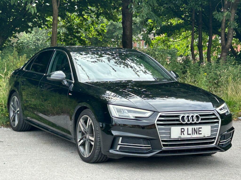 Audi A4 2.0 Tdi S Line S Tronic Euro 6 Ss DF66WRT Black #3