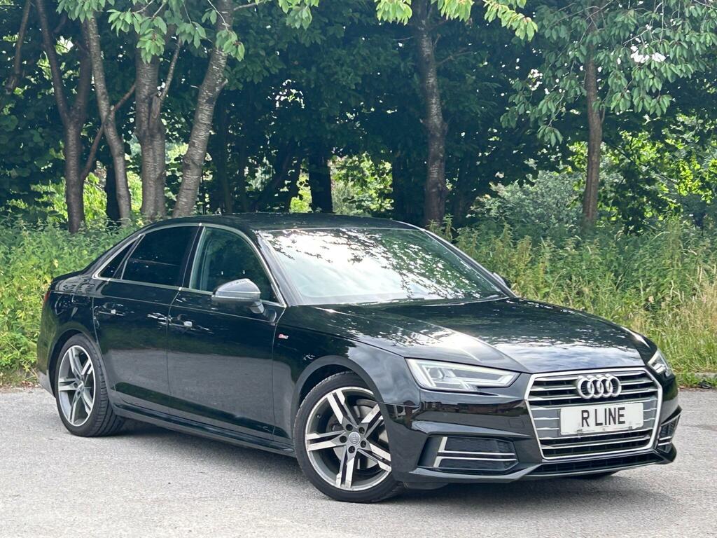 Audi A4 2.0 Tdi S Line S Tronic Euro 6 Ss DF66WRT Black #4